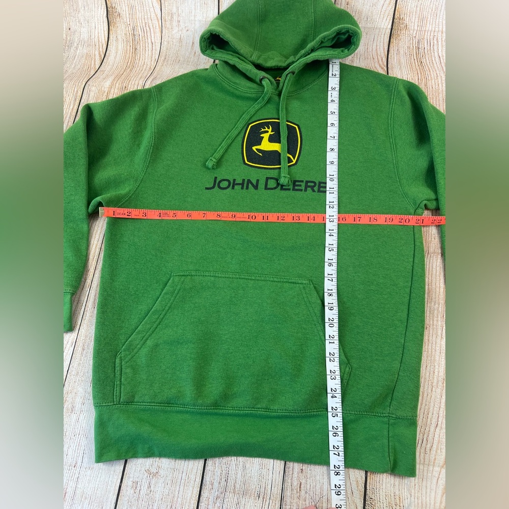 John Deere Tractors Green Hoodie Sweatshirt Size Medium - Picture 3 of 8